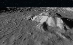 Lunar central peak